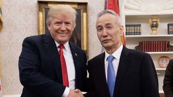 ట్రంప్‌తో చైనా ఉపాధ్యక్షుడు భేటీ