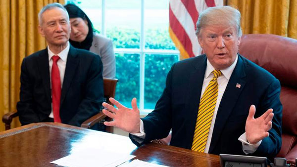 చైనాతో పాక్షిక వాణిజ్య ఒప్పందంకు ట్రంప్ ఓకే