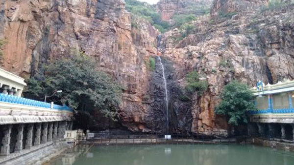 కపిల తీర్థం పరవళ్లకు అడ్డుకట్ట