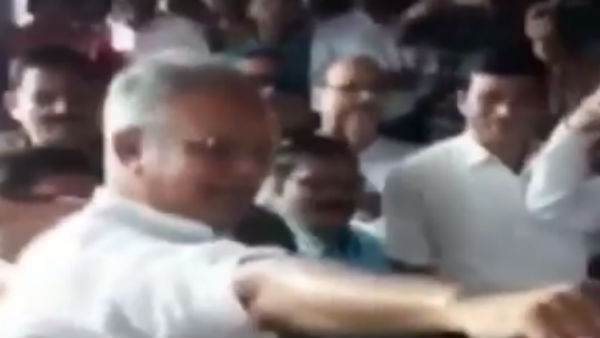 Priest whip lash by Chhattisgarh cm Bhupesh Baghel Priest whip lash by Chhattisgarh cm Bhupesh Baghel