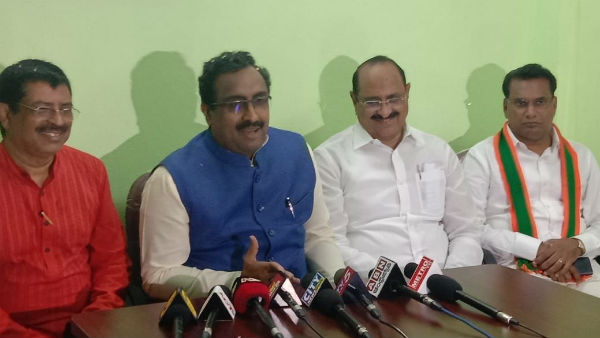 Ram madhav says YCP govt following TDP govt traditions in administration Ram madhav says YCP govt following TDP govt traditions in administration