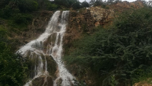 heavy rains in Rayalaseema region in Andhra Pradesh creates new water falls across the four districts