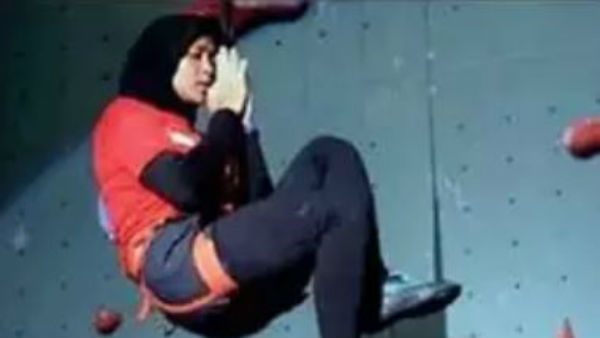 Spiderwoman breaks womens climbing speed record break Spiderwoman breaks womens climbing speed record break