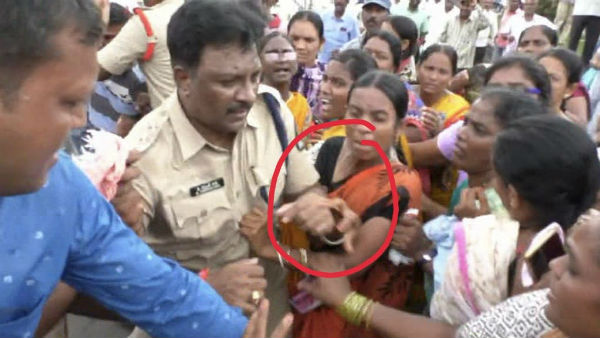 పోలీసులు అతిగా ప్రవర్తించారని.. తోపులాట జరిగి పోలీసులు అతిగా ప్రవర్తించారని.. తోపులాట జరిగి