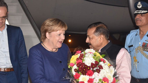 German Chancellor Angela Merkel in India, to meet PM Modi likely to sign few agreements German Chancellor Angela Merkel in India, to meet PM Modi likely to sign few agreements