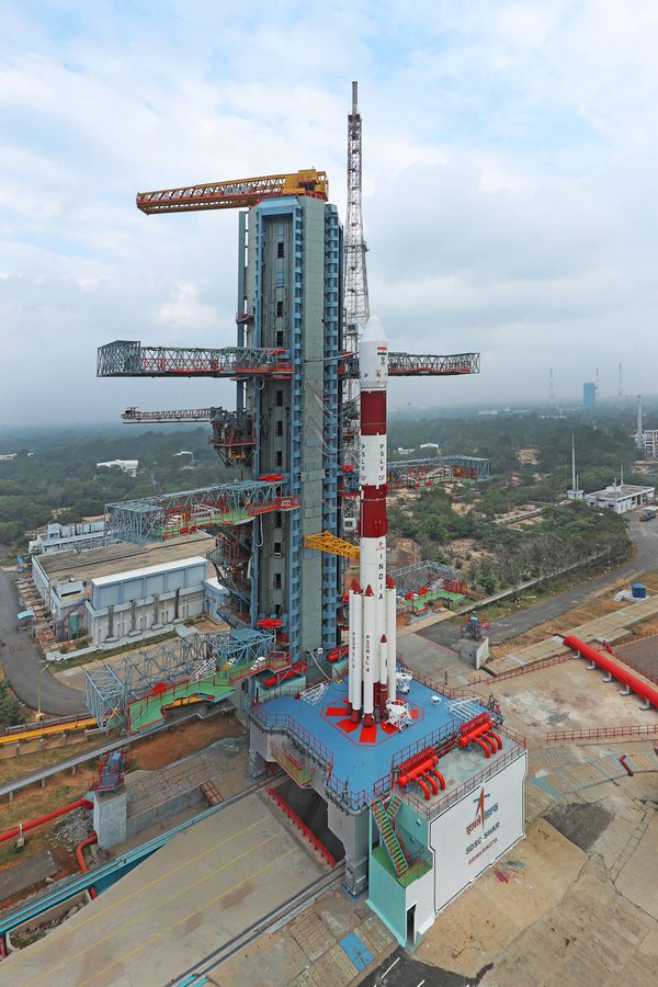 ISRO to launch PSLV C47 carrying Cartosat 3 and 13 nano-satellites from Shar center at Sriharikota