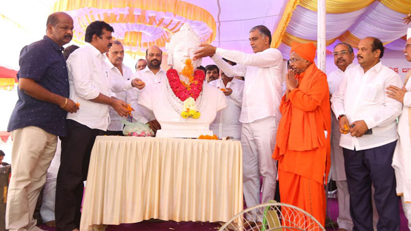 Harish Rao participated in Basava tatva programe in Basava Kalyana in Karnataka