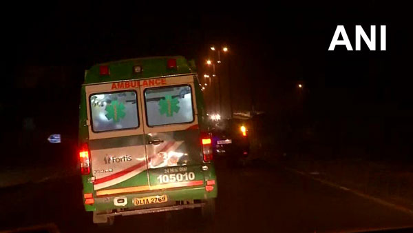 transportation of a heart, that was brought from Vijayawada Andhra Pradesh to Fortis Hospital in New Delhi