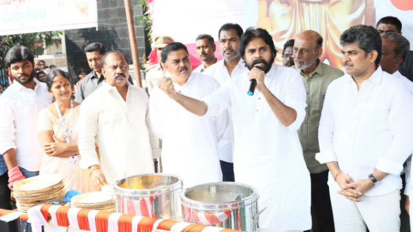 భవన కార్మికులకు జనసేన భరోసా.. పస్తులుంటున్న కార్మికుల పట్ల పవన్ కనికరం..