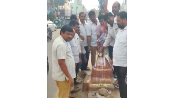 పలు చోట్ల పాలాభిషేకాలు.. పలు చోట్ల పాలాభిషేకాలు..