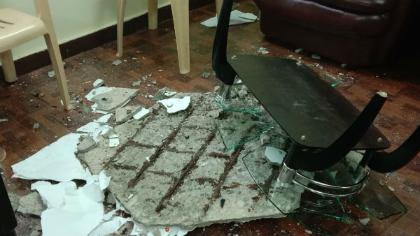 mla sunitha along sarpanch wound at r&b guest house