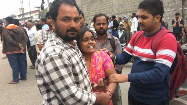 Road Terror: Two students killed after a lorry hit auto in Hyderabads Uppal