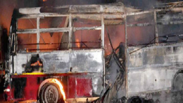 నలుగురి సజీవదహనం