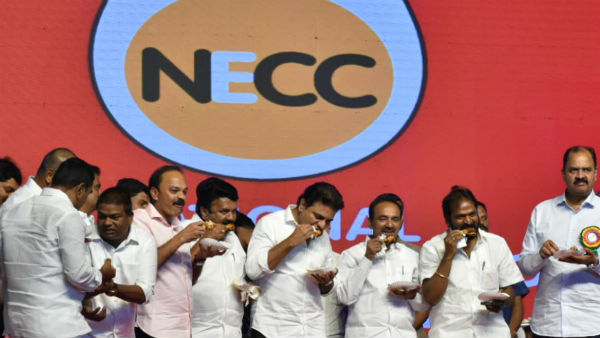 Coronavirus and chicken are nowhere connected says minister ktr at nec Chicken and Egg mela