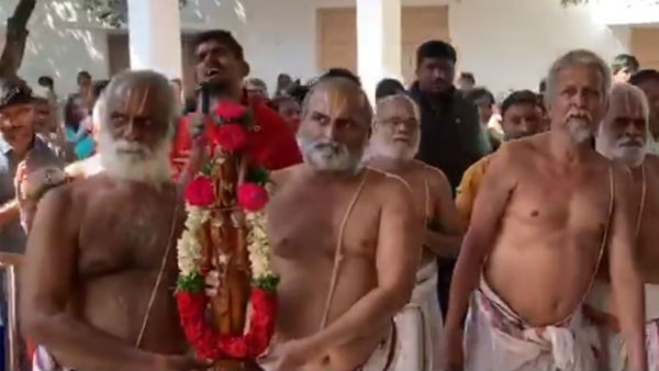 ఉత్సవ విగ్రహాలకు ఊరేగింపు..