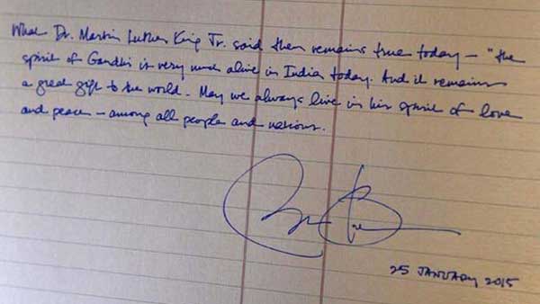 మహాత్ముడికి నివాళికి బదులుగా మోడీ థ్యాంక్స్