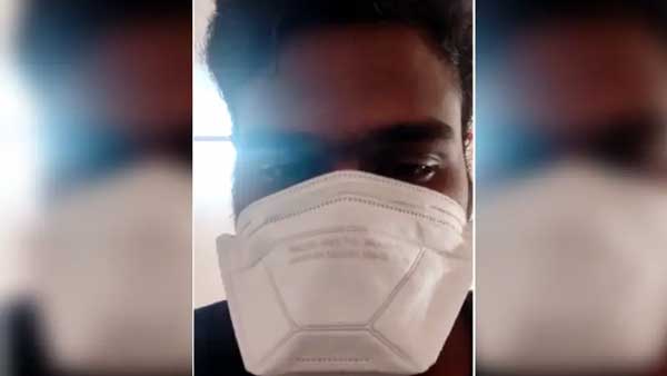 vijayawada corona positive patient asks people to support him, selfie video goes viral vijayawada corona positive patient asks people to support him, selfie video goes viral