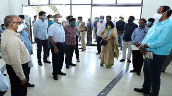 నగరంలో పర్యటించిన కేంద్ర బృందం