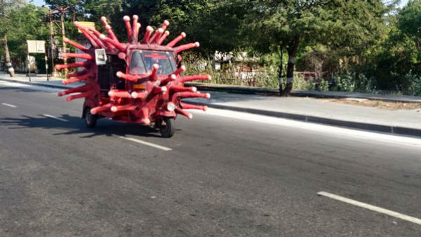 కరోనా ఆటో వచ్చేసింది !