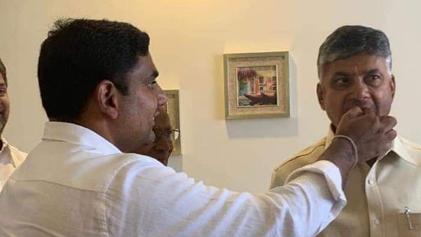 ఇంట్లోనే చంద్రబాబు సెలబ్రేషన్స్ ఇంట్లోనే చంద్రబాబు సెలబ్రేషన్స్