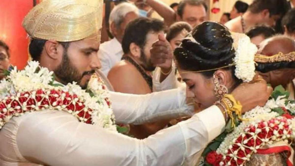 కుమారస్వామి కొడుకు పెళ్లి లో !
