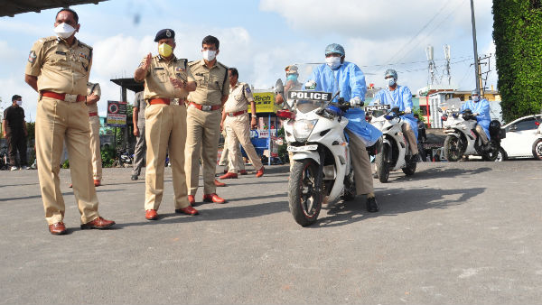 vijayawada sub inspector tests covid 19 positive sent to hospital