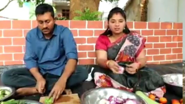  స్వయంగా వంటచేసిన ఏపీ డిప్యూటీ సీఎం పుష్ప శ్రీవాణి దంపతులు