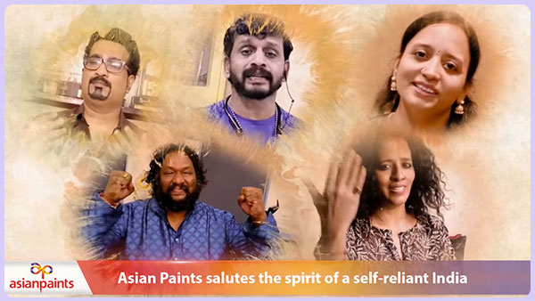 Asian paints sponsors one nation one voice anthem to support nations fight against Coronavirus