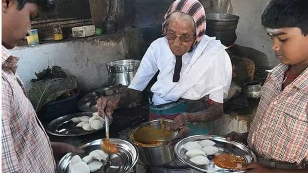 This old woman sells idlis to the migrants for Re 1, despite losses 