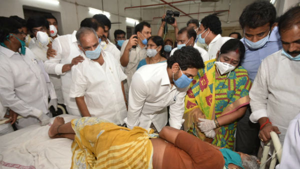 ys jagan shows his affection once again at vizag gas leakage victims 