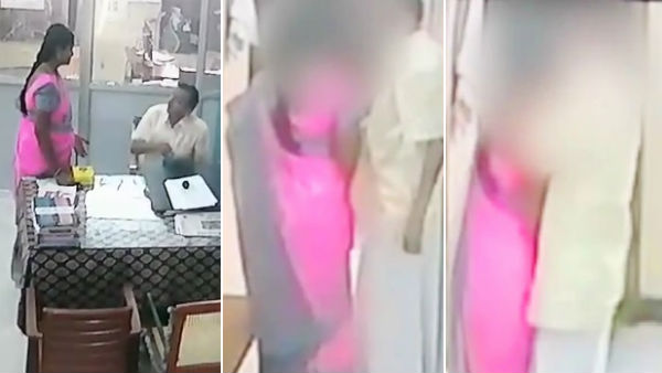 బ్లాక్ కలర్ బాబాయ్, పింక్ శ్యారీ ఆంటీ లిప్ లాక్