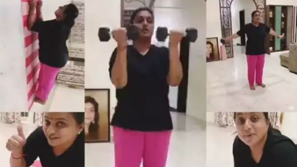 రోజా చేసిన వర్కౌట్ పట్ల యువతలో చర్చ.. వైరల్ గా మారిన రోజా కసరత్తు వీడియో.. రోజా చేసిన వర్కౌట్ పట్ల యువతలో చర్చ.. వైరల్ గా మారిన రోజా కసరత్తు వీడియో..