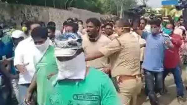 ఉద్దేశపూర్వకంగా చేస్తున్నారన్న పోలీస్.. ఉద్దేశపూర్వకంగా చేస్తున్నారన్న పోలీస్..