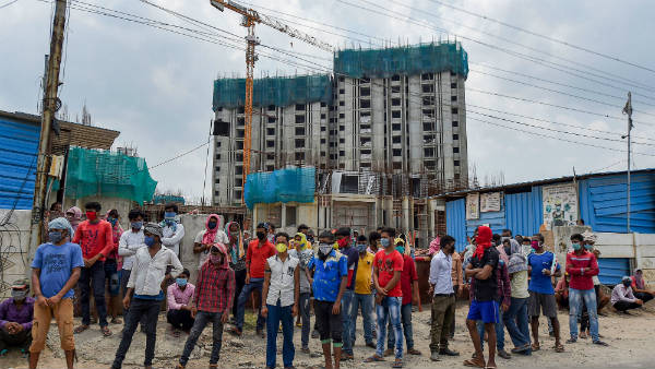 బెంగళూరులో వలస కూలీలు, కార్మికులు బెంగళూరులో వలస కూలీలు, కార్మికులు