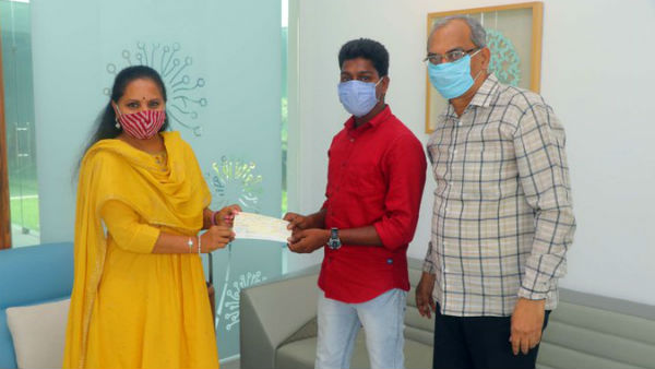 స్పందించిన కవిత.. స్పందించిన కవిత..