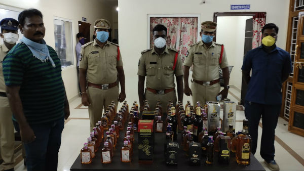  మద్యం అక్రమ రవాణాకు అడ్డుకట్ట....