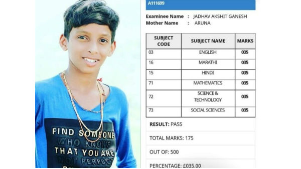  వైరల్‌గా మారిన మార్కుల జాబితా