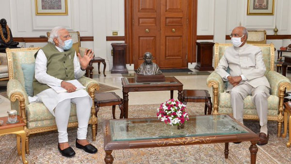  లఢక్‌ పర్యటన గురించి రాష్ట్రపతికి వివరణ..