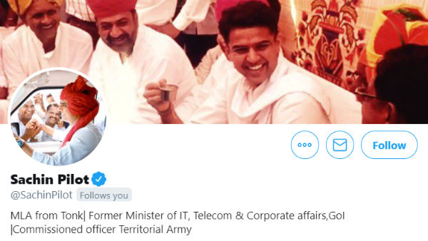 Truth can be disturbed, cannot be defeated: Sachin Pilot tweets 