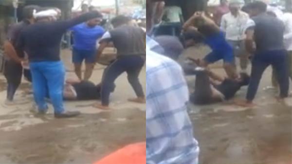  మాంసంతో బయలుదేరిన ట్రక్కు