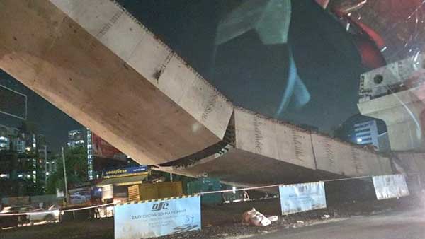 Gurugram: Part of an under-construction flyover collapses, 2 injured