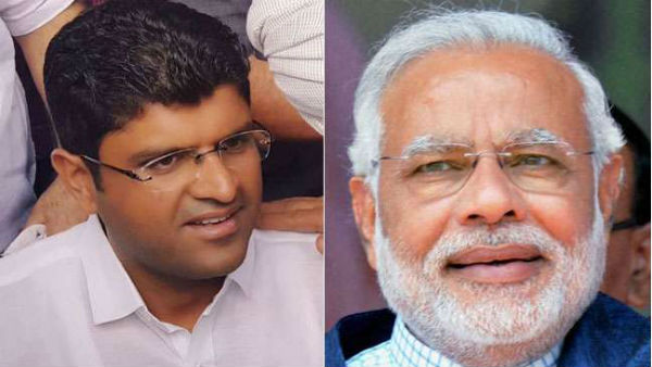 దుష్యంత్ డ్యూయల్ స్టాండ్..