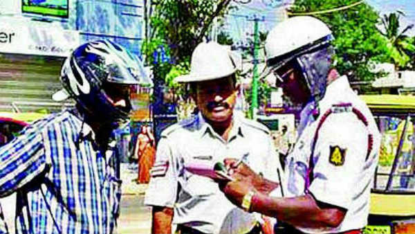  హెల్మెట్ లేకుండా డ్రైవింగ్ .. వెయ్యి రూపాయలు జరిమానా ..3నెలలు లైసెన్స్ క్యాన్సిల్ 