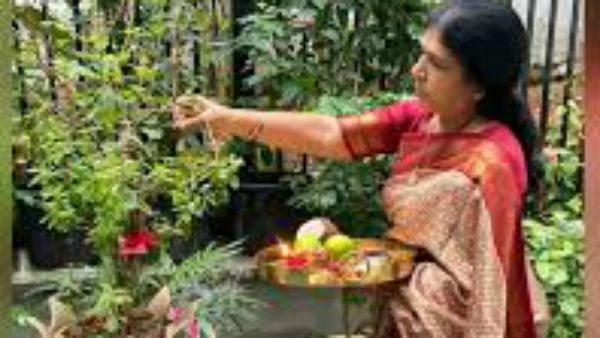  సనాతన ధర్మ రక్షణ కోసం దీపం వెలిగించిన పవన్ ... మద్దతుగా వదిన సురేఖ 