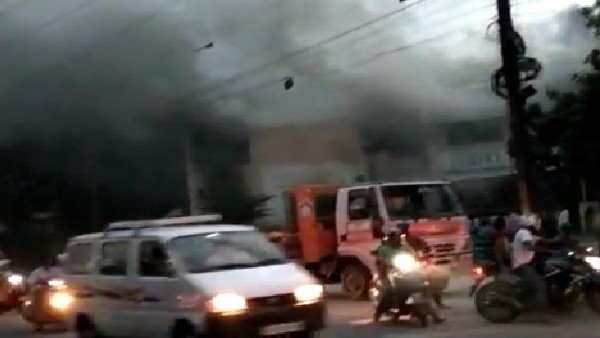 fire broke out in delhi public school in hyderabad fire broke out in delhi public school in hyderabad