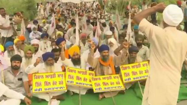 పంజాబ్ లో నేటి నుండి మూడు రోజుల పాటు రైల్ రోకో