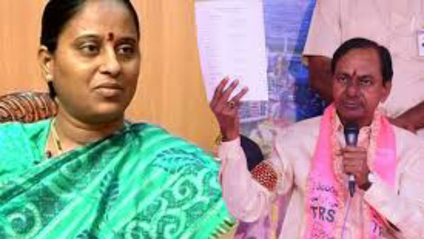  గత ఎన్నికల సమయంలో కేసీఆర్ పై ధిక్కార స్వరం వినిపించిన సురేఖ 