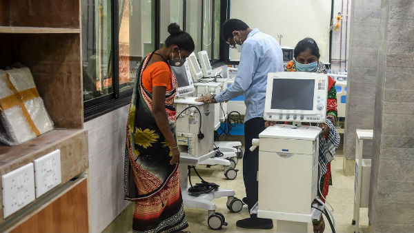 పెరిగిన వెంటిలేటర్ల వినియోగం