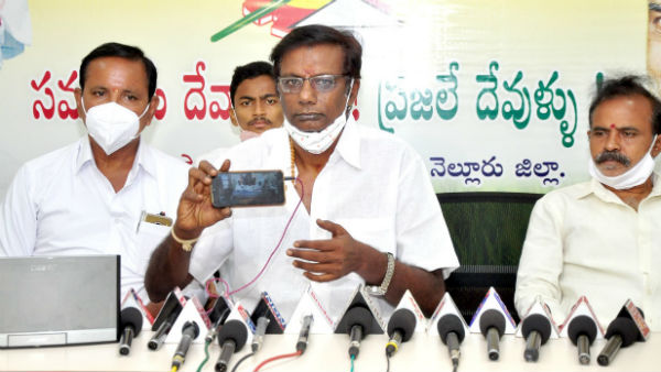 nellore tdp leader anam ramana reddy thanks to ys bharati for exposing ysrcp leader