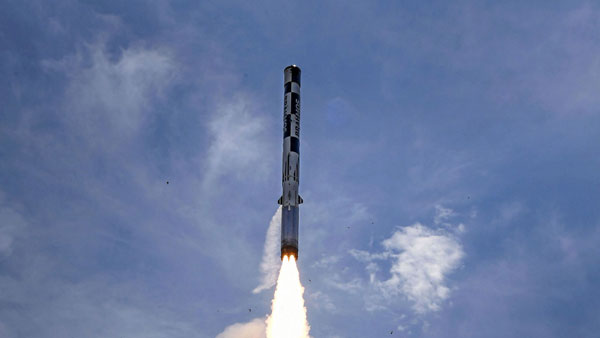 India successfully test fires BrahMos cruise missile as hitting a target in the Arabian Sea India successfully test fires BrahMos cruise missile as hitting a target in the Arabian Sea